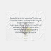 Psalm 11 Scripture Art - Göttliche Gerechtigkeit u Fleecedecke (Vorderseite (Horizontal))
