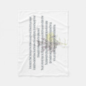 Psalm 11 Scripture Art - Göttliche Gerechtigkeit u Fleecedecke (Vorderseite)