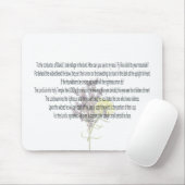 Psalm 11 Scripture Art - Göttliche Gerechtigkeit u Mousepad (Mit Mouse)