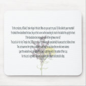 Psalm 11 Scripture Art - Göttliche Gerechtigkeit u Mousepad (Vorne)
