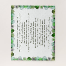 Psalm 11 Scripture Design for Verse Art Puzzle