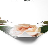 PSALM-11, See the Children of Men, Rosa Floral Fotodruck (Ecke)