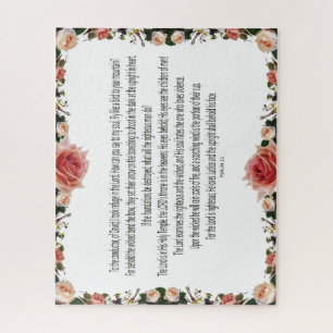 PSALM-11, See the Children of Men, Rosa Floral Puzzle