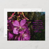 Psalm 120:1 Psalm der Ermutigung Postkarte (Vorne/Hinten)