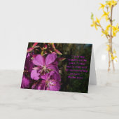 Psalm-120:1 Psalm der Ermutigungs-Blumen-Karte Karte (Gelbe Blume)