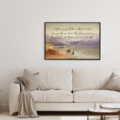 Psalm 121:1-2 Bibelverse Mauer Kunst Poster
