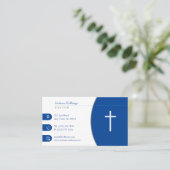 Psalm 121; 1-2 | Christlich Inspiration Visitenkarte (Stehend Vorderseite)