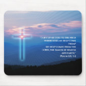 Psalm 121; 1-2 - Christlich Mousepad (Vorne)
