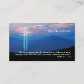 Psalm 121; 1-2 | CHRISTLICH Visitenkarte (Vorderseite)