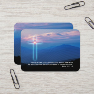 Psalm 121; 1-2 - Christlich Visitenkarte