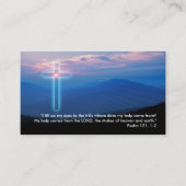 Psalm 121; 1-2 | CHRISTLICH Visitenkarte (Vorderseite)