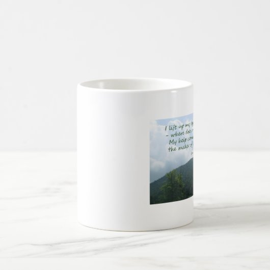 Psalm-121:1 - 2 kaffeetasse (Mittel)