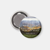 Psalm 121:1-2 magnet (Vorderseite/Rückseite)