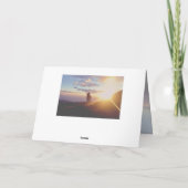 Psalm 121:1-2 Meine Hilfe kommt vom Herrn Karte (Rückseite)