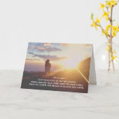 Psalm 121:1-2 Meine Hilfe kommt vom Herrn Karte (Gelbe Blume)