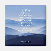 Psalm 121:1-2 Meine Hilfe kommt vom Herrn Magnet (Vorne)