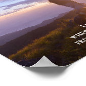 Psalm 121:1-2 Meine Hilfe kommt vom Herrn Poster (Ecke)