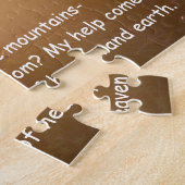 Psalm 121:1-2 Meine Hilfe kommt vom Herrn Puzzle (Seite)