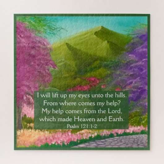 Psalm 121:1-2 puzzle (Vertikal)