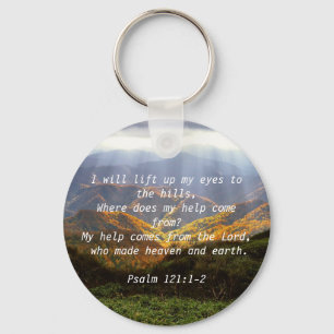 Psalm 121:1-2 schlüsselanhänger