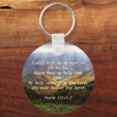 Psalm 121:1-2 schlüsselanhänger (Vorderseite)