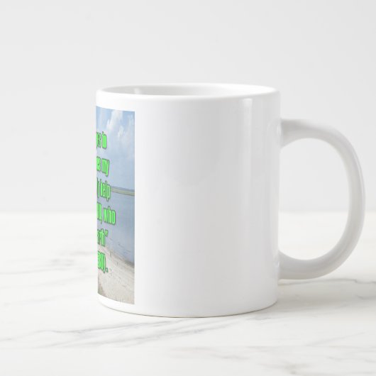 Psalm 121:1-2 WEBU-Tasse Jumbo-Tasse (Rechts)