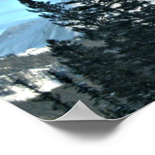 Psalm 121:1 Ich werde meine Augen hochheben... Poster (Ecke)