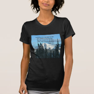 Psalm 121:1 Ich werde meine Augen hochheben... T-Shirt