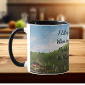 Psalm 121:1 Kunsthandwerk Tasse