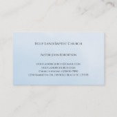 Psalm 121 1und 2 Church Business Card Visitenkarte (Rückseite)