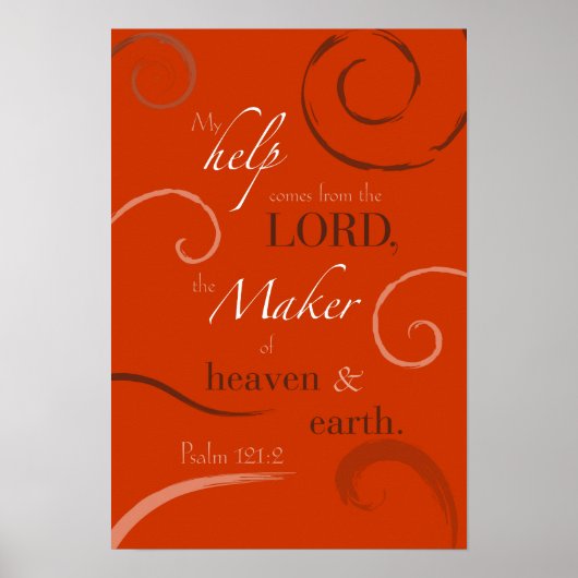 Psalm 121:2 poster (Vorne)