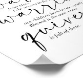 Psalm 121:3-5 poster (Ecke)