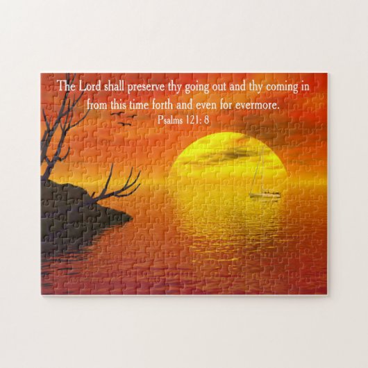 Psalm-121:8 Puzzle (Horizontal)
