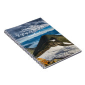 Psalm 121-Berg-Notebook Notizblock (Rechte Seite)