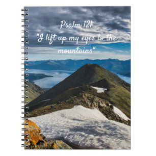 Psalm 121 Berge Notizbuch Notizblock