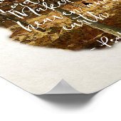 Psalm 121 Bibel Verse Wall Kunst Schrift Printmedi Poster (Ecke)