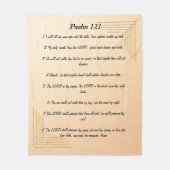 Psalm 121 fleecedecke (Vorderseite)