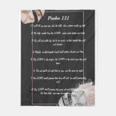 Psalm 121 fleecedecke (Vorderseite)