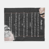 Psalm 121  fleecedecke (Vorderseite (Horizontal))