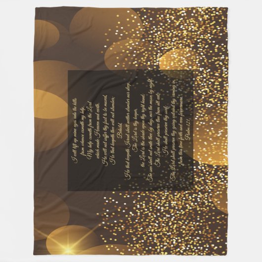 Psalm 121 fleecedecke (Vorderseite)