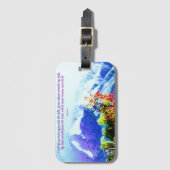 Psalm 121 gepäckanhänger (Vorderseite Vertikal)