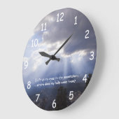 Psalm 121 große wanduhr (Winkel)