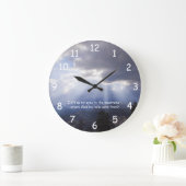 Psalm 121 große wanduhr (Zuhause)