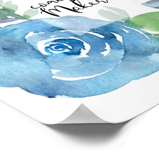 Psalm 121 I lift up my eyes Poster (Ecke)