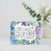 Psalm 121 Ich hebe meine Augen auf Postkarte (Stehend Vorderseite)