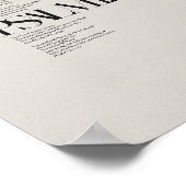 Psalm 121 - "Ich heben meine Augen auf die Hügel" Poster (Ecke)