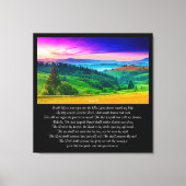 Psalm 121 leinwanddruck (Vorderseite)