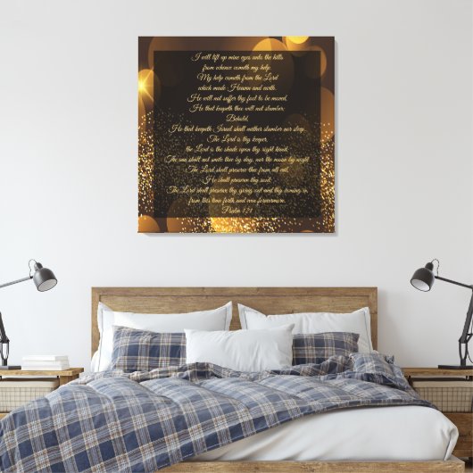 Psalm 121 leinwanddruck (Insitu (Schlafzimmer))