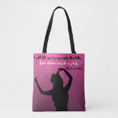 Psalm 121 lila u. schwarze Tasche (Vorderseite)