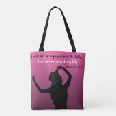 Psalm 121 lila u. schwarze Tasche (Rückseite)